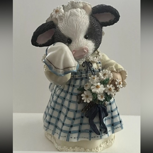 Vintage Mary’s Moo Moos Wedding Figurine Enesco - Picture 6 of 8